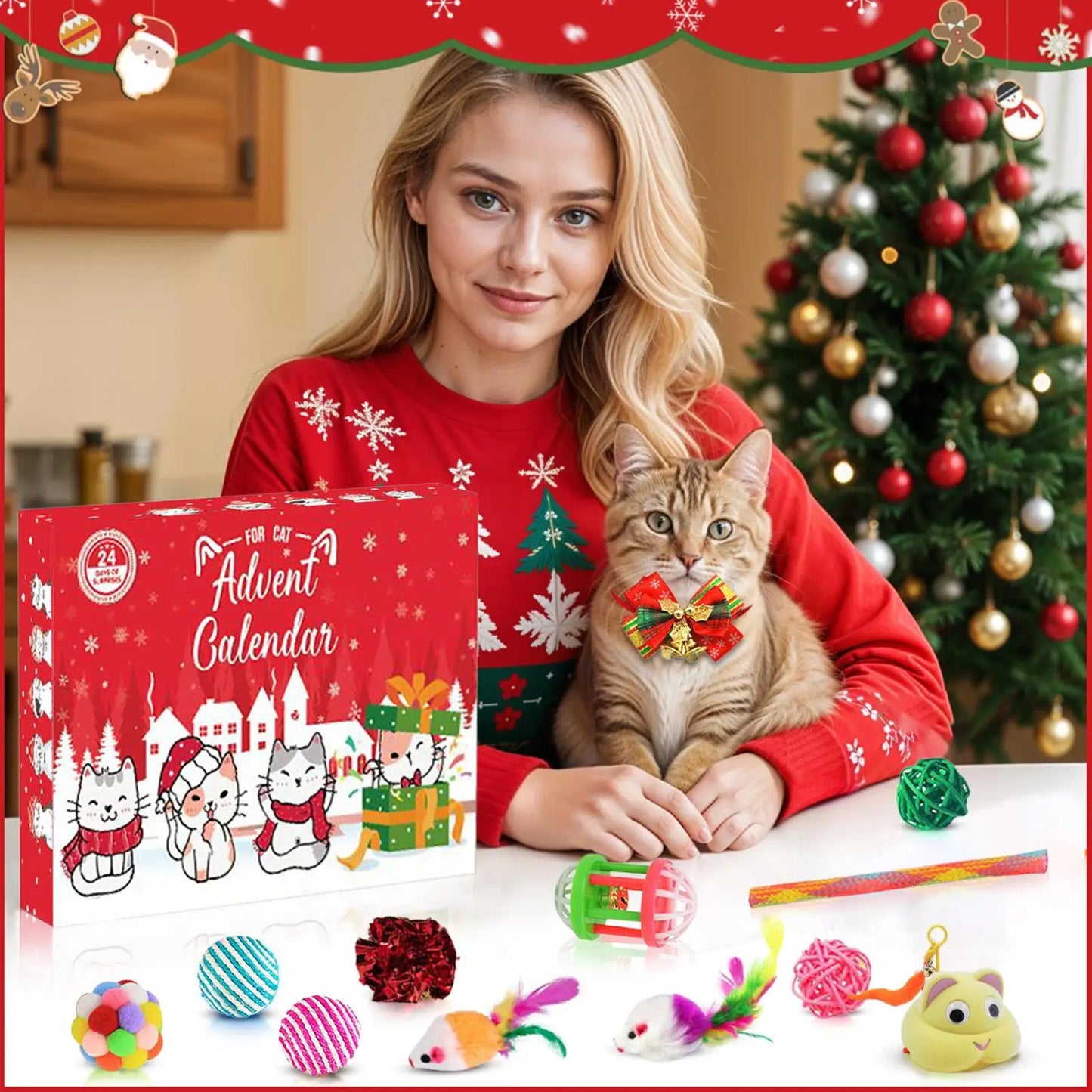 🎄🐾 KOCIE ODLICZANIE DO ŚWIĄT | ADWENTOWY ZESTAW ZABAWEK! 😺🎄