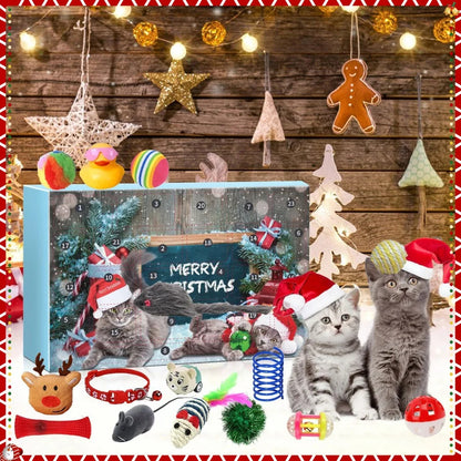 🎄🐱 KALENDARZ ADWENTOWY DLA KOTÓW | 24 ZABAWKI DLA TWOJEGO KOTA 🐈🎅