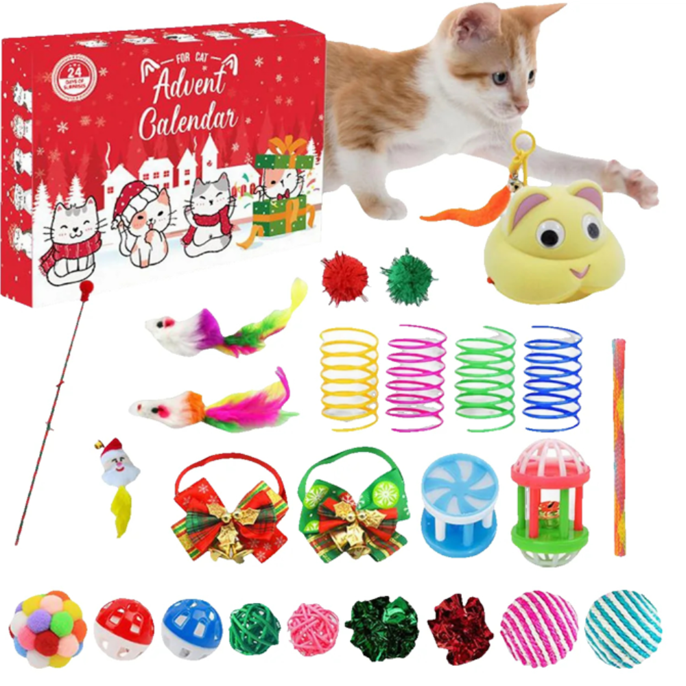 🎄🐾 KOCIE ODLICZANIE DO ŚWIĄT | ADWENTOWY ZESTAW ZABAWEK! 😺🎄