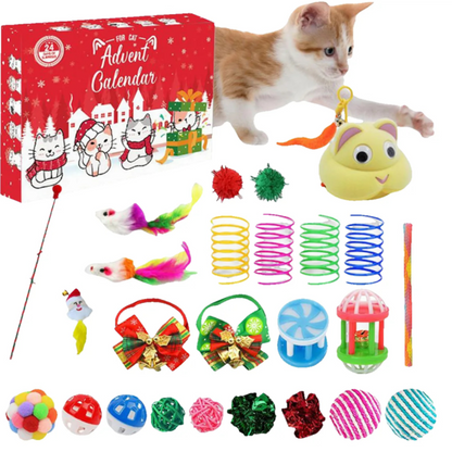 🎄🐾 KOCIE ODLICZANIE DO ŚWIĄT | ADWENTOWY ZESTAW ZABAWEK! 😺🎄