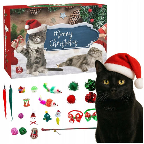 🎄😺 Kocie Święta Nadchodzą – Adwentowy Kalendarz Pełen Zabawek! 🐾